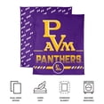 thumbnail image 6 of Logo Brands Prairie View A&M Panthers 60"x70" Super Plush Blanket, 6 of 7