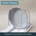 thumbnail image 6 of YouCopia Expandable Cookware Rack with 10 Adjustable Steel Dividers, 12"-22", 6 of 8