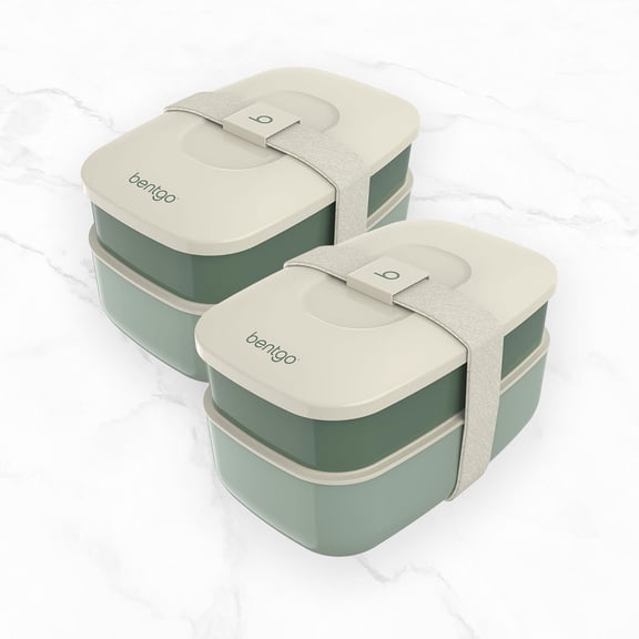 Bentgo Classic All-In-One Bento Lunch Box, 2 Pack