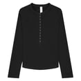 thumbnail image 7 of Outdoor Voices Women's Rib Henley Top, 7 of 9