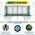 thumbnail image 4 of Upper Bounce Mega Trampoline with Fiber Flex Enclosure System, 10' X 17', 4 of 6