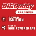 thumbnail image 2 of Portable Radiant Big Buddy Heater with Hose and Adapter, 2 of 9