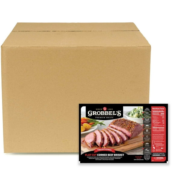 Gourmet Corned Beef Brisket, Case, priced per pound