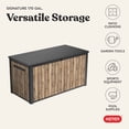 thumbnail image 11 of Keter Signature Collection 170 Gal. Deck Box for Indoor/Outdoor Storage, 11 of 17