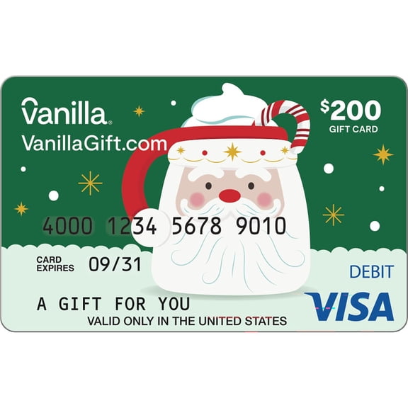 Vanilla® Visa® Happy Holidays $200 Email Delivery Gift Card