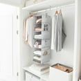thumbnail image 4 of We Think Storage Set of 4 Attachable Three-Shelf Hanging Closet Organizers, Assorted Colors, 4 of 6