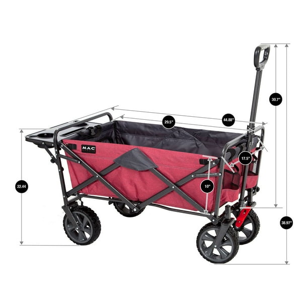 Mac Sports Folding Wagon with Tailgate and Table - Samsclub.com
