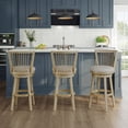 thumbnail image 8 of HH2 Home Garlington Wood Swivel Adjustable Height Stool, 8 of 23