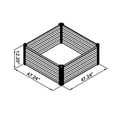 thumbnail image 3 of The Organic Garden Co. Hakea 4' x 4' x 1' Metal Square Garden Bed, 3 of 9