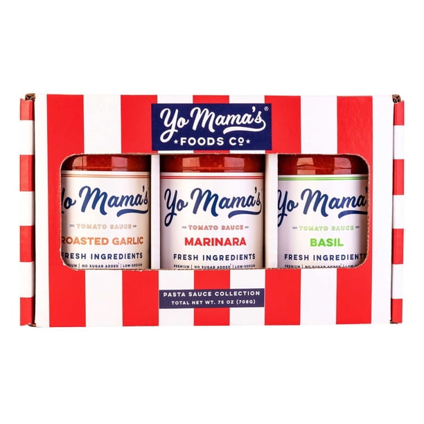 Yo Mama's Foods Low-Carb Italian Pasta Sauce Gift Box, 25 oz., 3