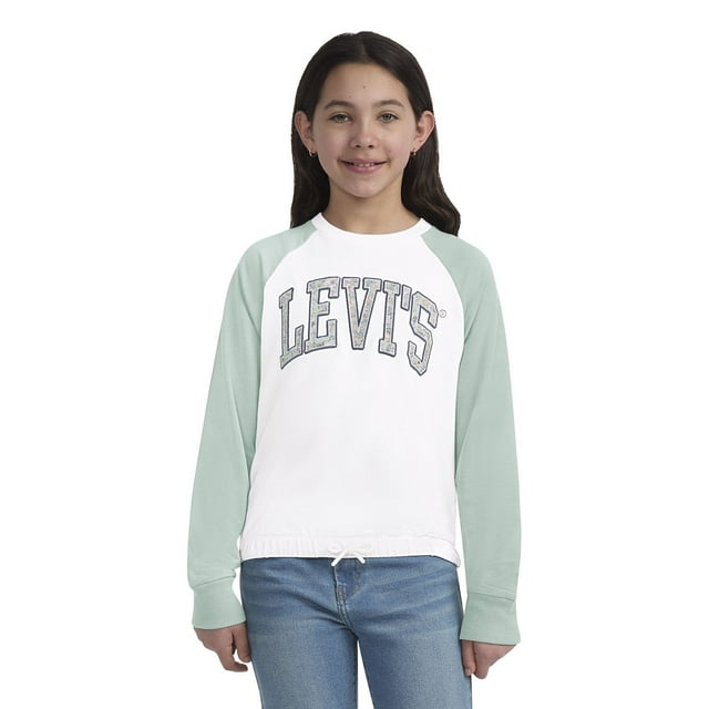Levi's Girls Long Sleeve Raglan Top