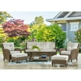 thumbnail image 1 of Member's Mark Bakersfield Deep Seating Set with Sunbrella Fabric, 6pc, 1 of 5