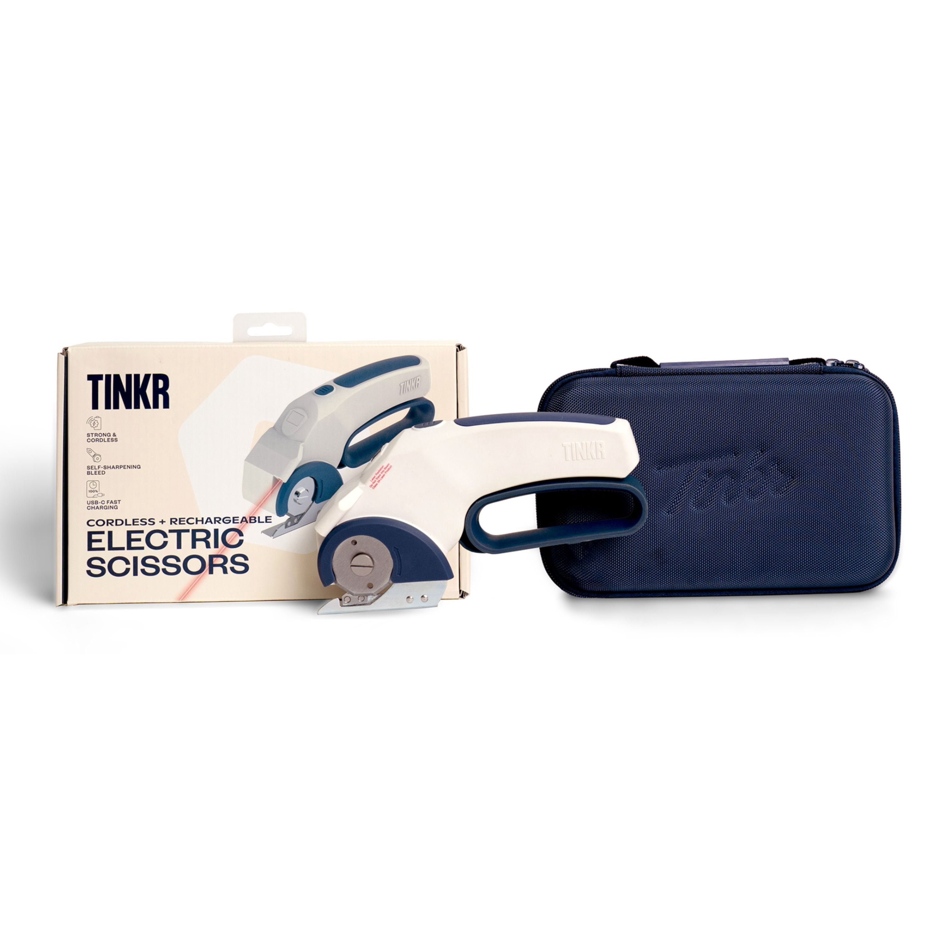 TINKR Cordless Electric Scissors - Power Cutting for Crafts, Fabric & DIY -  Samsclub.com