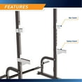 thumbnail image 4 of Marcy Half Cage Squat Rack with Safety and Bar Catches, 4 of 9