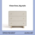 thumbnail image 3 of Storkcraft Texas 3 Drawer Chest with Removable Changing Topper, Choose Color, 3 of 9