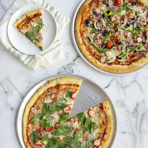 Nordic Ware 2-Piece Traditional and Crisper Pizza Pan