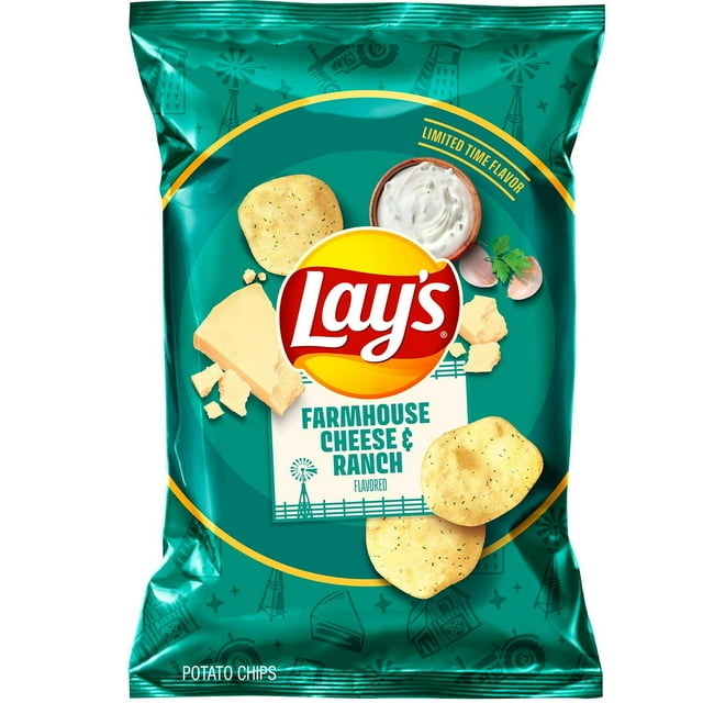 Lay's Farmhouse Cheese & Ranch Potato Chips, 15 oz.