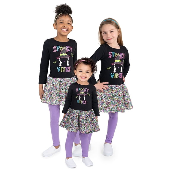 Counting Daisies Halloween Tutu Set