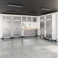 thumbnail image 4 of Seville Classics UltraHD 12-Piece Steel Garage Cabinet Storage Set with Rolling Workbench, 18 Feet Wide, 4 of 18