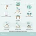 thumbnail image 3 of Evolur Multifunctional Zoodle High Chair, Choose Color, 3 of 13