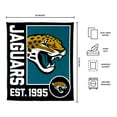 thumbnail image 3 of Logo Brands Jacksonville Jaguars 60"x70" Super Plush Blanket, 3 of 6