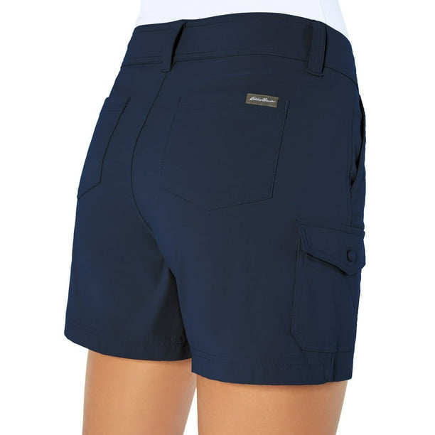 Short cargo Eddie Bauer femme taille 6 (30x6) noir été trail