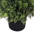 thumbnail image 2 of Faux 5' Spiral Topiary in Black Grower's Pot, 2 of 6