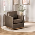 thumbnail image 1 of Member's Mark Modern Classic Leather Swivel Chair, 1 of 9