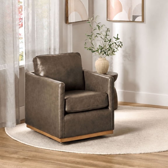 Member's Mark Modern Classic Leather Swivel Chair