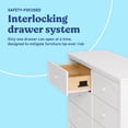 thumbnail image 4 of Graco Olivia 6 Drawer Double Dresser, Choose Color, 4 of 9