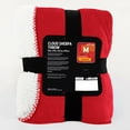 thumbnail image 4 of Officially Licensed NCAA Cloud Throw Blanket with Sherpa Back, 60" x 70", 4 of 4
