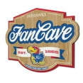 thumbnail image 1 of YouTheFan Kansas Jayhawks 17"x12.5" 3D Multi-Layered Fan Cave Sign, 1 of 5