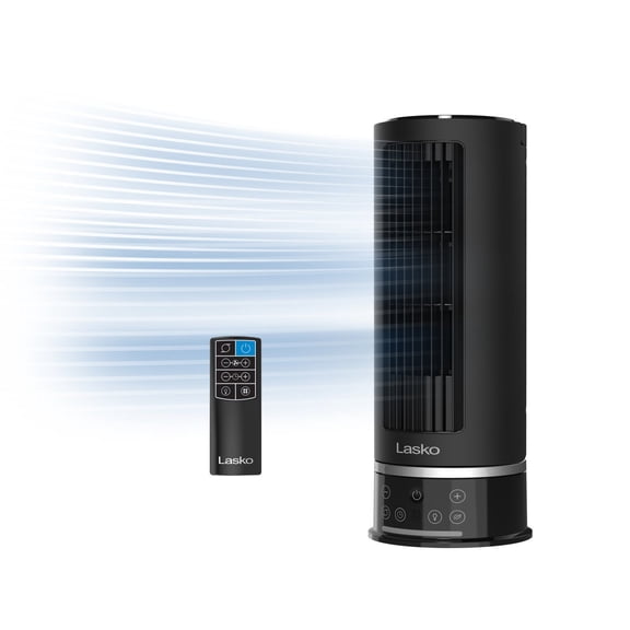 Lasko StealthBreeze Compact DC Motor Tower Fan with Remote