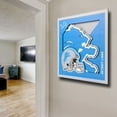 thumbnail image 3 of YouTheFan NFL 12” x 12” 3D Logo Wall Art, 3 of 5