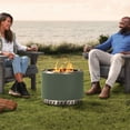 thumbnail interactive-video image 1 of Member’s Mark 22" Smokeless Wood Fire Pit with All-Weather Cover, 1 of 12