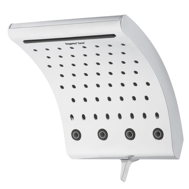 Oxygenics Curve 3-Setting Rain Shower Head, Various Finishes