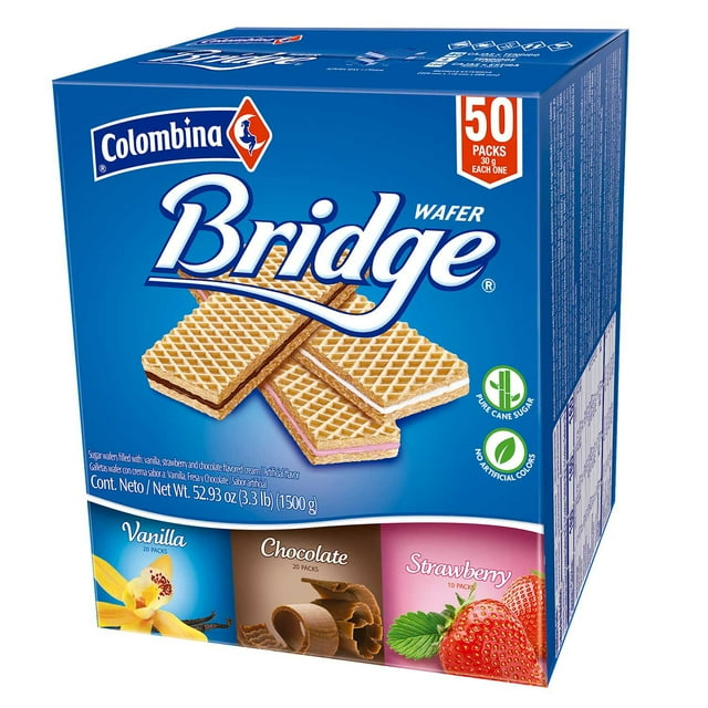 Colombina Bridge Wafer Multipack 50 ct.