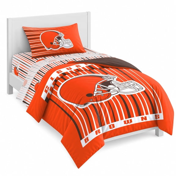 Logo Brands Cleveland Browns Bed-In-A-Bag Set