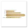 thumbnail image 2 of Chenille Kraft Jumbo Size Natural Wood Craft Sticks, 6 x 3/4 (500 per box), 2 of 5