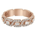 thumbnail image 3 of S Collection 1.0 CT. T.W. Diamond Baguette Anniversary Ring in 14K Gold, 3 of 8