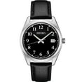 thumbnail image 1 of Seiko SUR 461 Watch with Black Dial and Black Leather Strap 40mm, 1 of 3