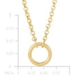 thumbnail image 4 of Statements & Symbols 14k Gold Rolo Chain Charm Necklace, 4 of 9
