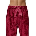 thumbnail image 5 of Lord & Taylor Women's 2-Piece Velour Pajama Set, 5 of 7