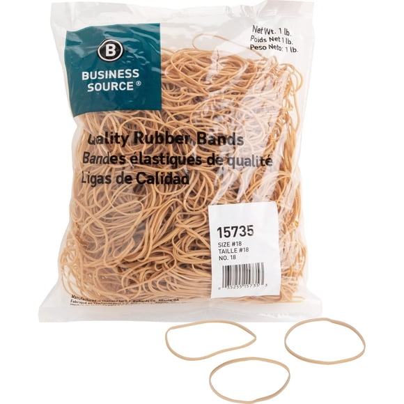 Business Source Quality Rubber Bands, 1 pound
