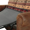 thumbnail image 10 of Sierra Lodge Rustic Faux-Leather Sleeper Sofa, 10 of 16