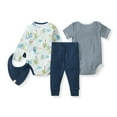 thumbnail image 4 of Burt's Bees Baby Organic Cotton 4-Piece Outfit Set, 4 of 9