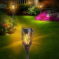 thumbnail image 2 of Deck Impressions Hummingbird Solar Tiki with Flame Effect Lights, 4-Pack, 2 of 9