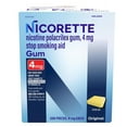 thumbnail image 1 of Nicorette Nicotine Gum, 4 mg, Original Stop Smoking Aid, 200 ct., 1 of 9