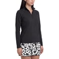 thumbnail image 2 of Lands' End Women's Quarter Zip Rashguard, 2 of 6