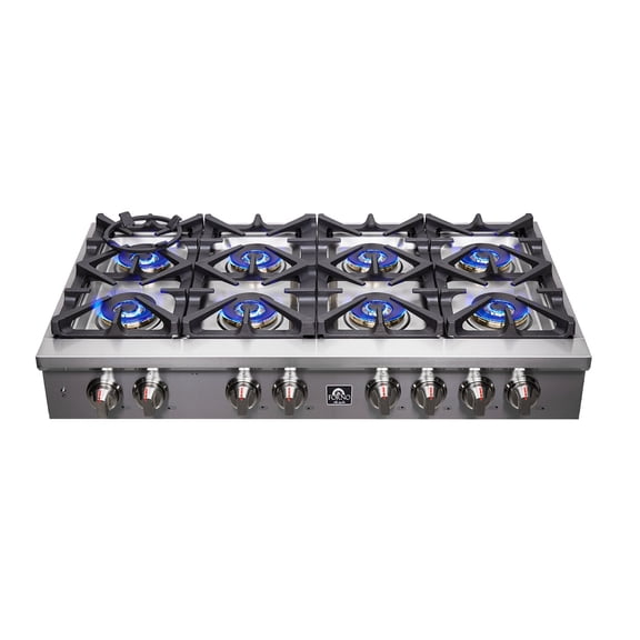 FORNO Spezia Pro Style Gas Range Top with Cast Iron Grates